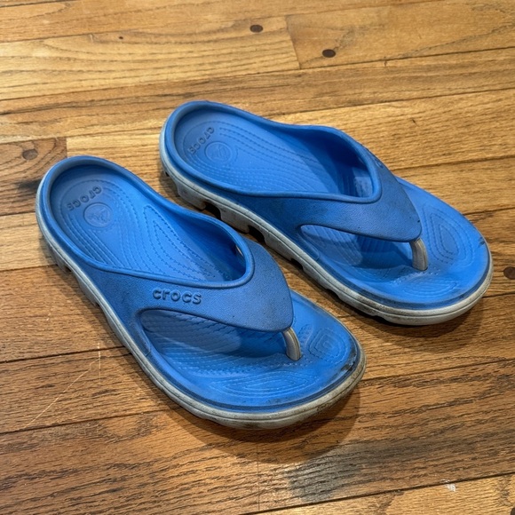 CROCS Blue Casual Sandals - Picture 1 of 2